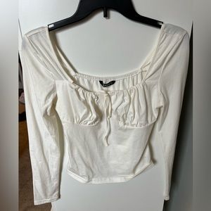 White long sleeved shirt